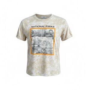 National Parks Graphic Tee in Cream